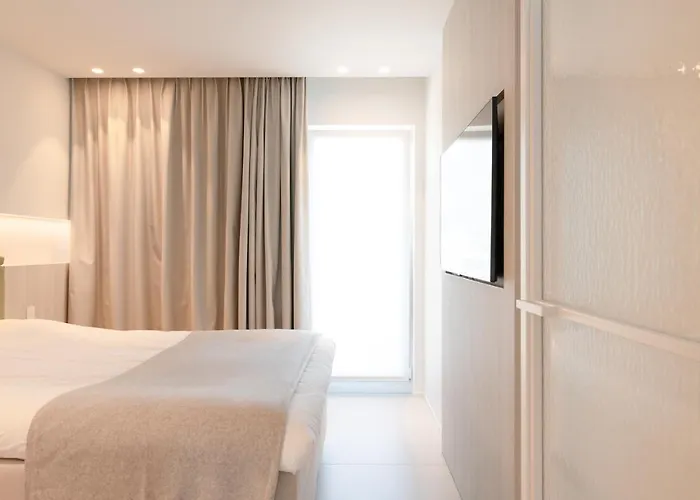 Een designappartement met zijdelings zicht op zee